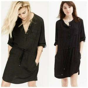 Lou & Grey Long Sleeve Black Dress Size Small